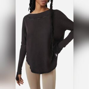 Women's faded black FR movement long sleeve top. Size xs